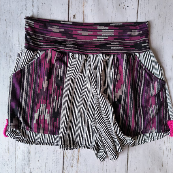 Grey Stripe/Purples- L/XL